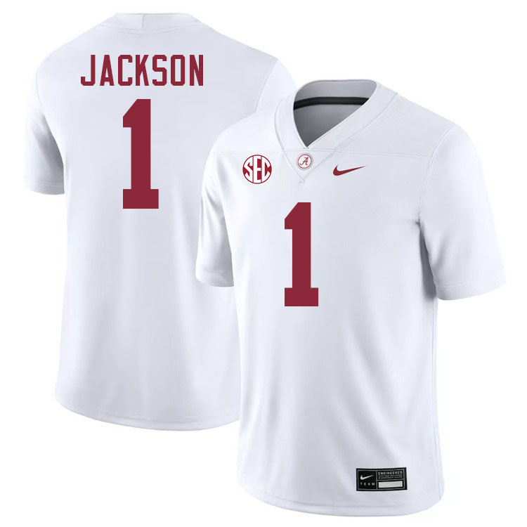 Domani Jackson Alabama Jersey,University Of Alabama Crimson Tide Football Jersey,Uniforms-White